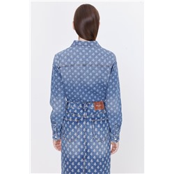 Camisa vaquera Azul claro y crudo