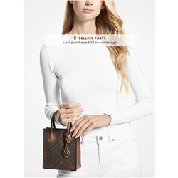 Mercer Extra-Small Logo and Leather Crossbody Bag