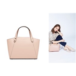 Bolso de piel Parl Rosa claro