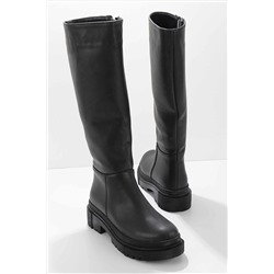 Bambi Siyah Kadın Çizme K03671000609