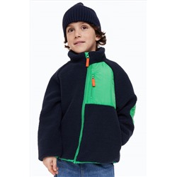 Jacke aus Teddyfleece