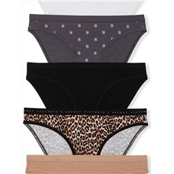 5-Pack Stretch Cotton Bikini Panties