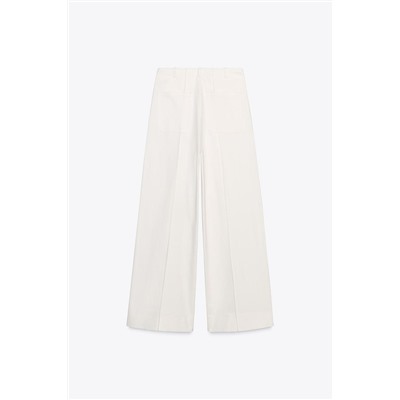 ZW COLLECTION HIGH-WAIST WIDE-LEG JEANS