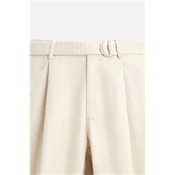 PANTALÓN PLIEGUES CINTURÓN