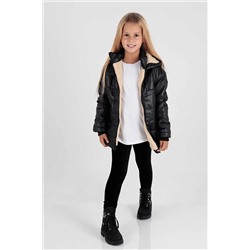 AHENGİM Kids Kız Mont Içi Welsoftlu Kız Mont Ak2236 1-2-10001170