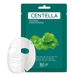 [YU.R] Маска для лица тканевая ЭКСТРАКТ ЦЕНТЕЛЛЫ АЗИАТСКОЙ ME Centella Sheet Mask, 1 шт