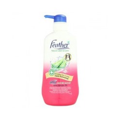 Увлажняющий шампунь с алоэ вера Feather 480 мл / Feather Nature Clean & Care Nourish Deo Shampoo 480ml