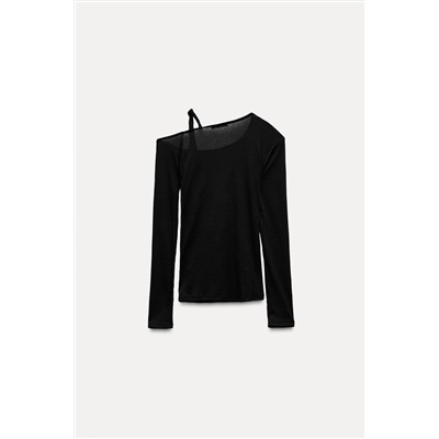 ASYMMETRIC DOUBLE LAYER T-SHIRT