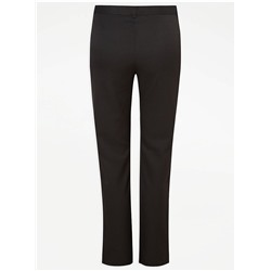 Senior Boys Black Slim Leg School Trousers 2 Pack