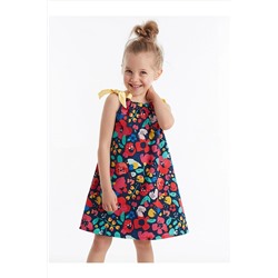 DenokidsBahar Çiçekli Kız Çocuk Elbise