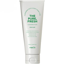 MEDB The pure, Fresh cleansing foam [Cica Clay] Освежающая очищающая пенка для умывания с экстрактом  центеллы азиатской и белой глиной 180мл