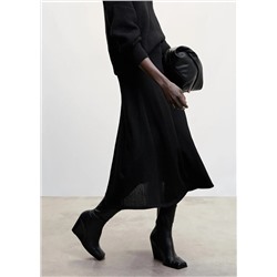 Falda midi punto -  Mujer | MANGO OUTLET Melilla
