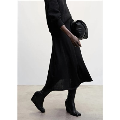 Falda midi punto -  Mujer | MANGO OUTLET Melilla