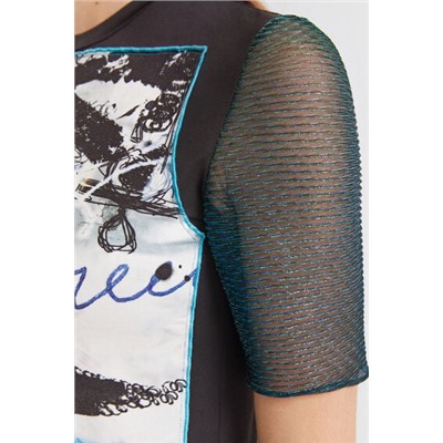 Camiseta arty patch
