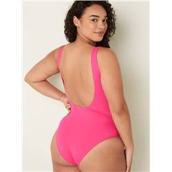 PINK SCOOP ONE-PIECE