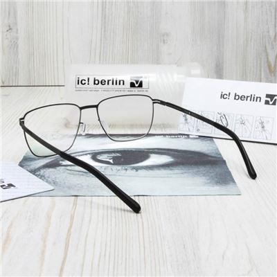 IB00014 - Оправа ic!Berlin Khamseen gun metal + футляр