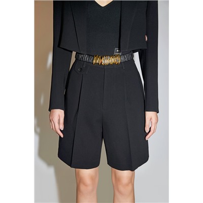 Short de tiro alto Negro