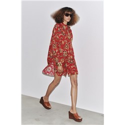 ZW COLLECTION PRINTED LONG SHIRT