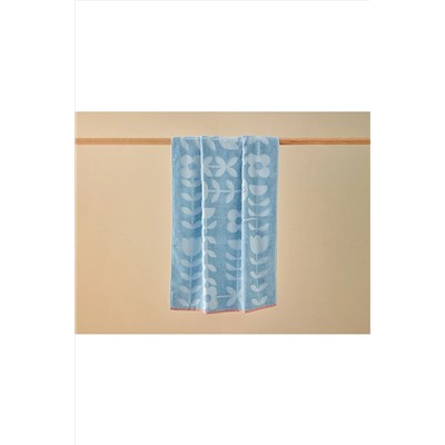 English Home Mix Duo Pamuk Polyester Jakarlı Yüz Havlusu 50x80 Cm Mavi 10040732