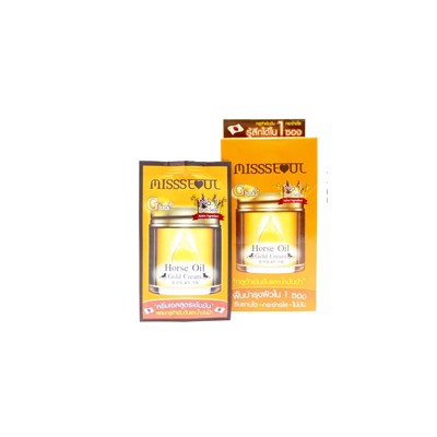 Крем с лошадиным жиром питательный Missseoul 7 гр / Missseoul Horse Oil Gold Cream 7 g
