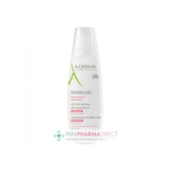 A-Derma Sensifluid Lait Micellaire Démaquillant Hydratant 400ml