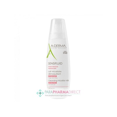 A-Derma Sensifluid Lait Micellaire Démaquillant Hydratant 400ml