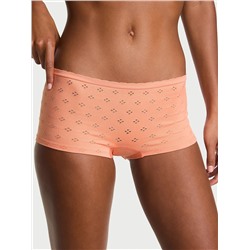Seamless Eyelet Boyshort Panty