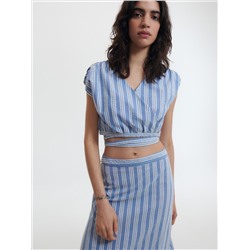 Crop Top mit Bindedetail