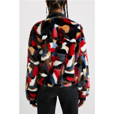 Chaqueta loose pelo