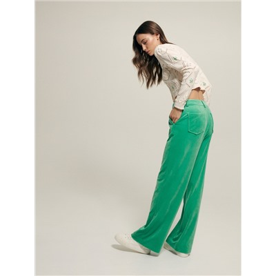 Hose mit weitem Bein