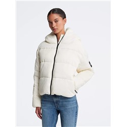 Boxy Hooded Puffer Jacket