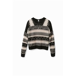 Jersey crochet semitransparente