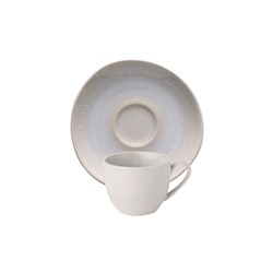 Пара кофейная, 1 перс, 2 пр, 90 мл, керамика, бежевая, в крапинку, North Organic, 63227