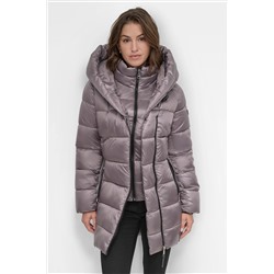 PEARLIZED PUFFER WITH HOOD