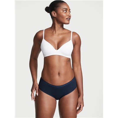 Stretch Cotton Rib Hiphugger Panty