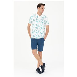 Erkek Mint Polo Yaka Tişört