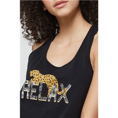 Camiseta de tirantes Vic Negro