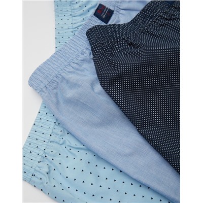 Pack 3 Boxers, Hombre, Azul