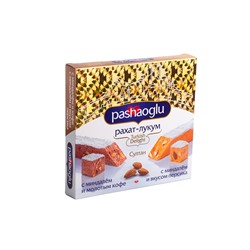 Рахат-Лукум "Pashaoglu" 240 г "Султан" с миндалем со вкусом персика и с миндалем и кофе 1/24, шт