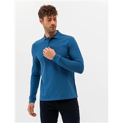 Açık Lacivert Slim Fit Basic Sweatshirt