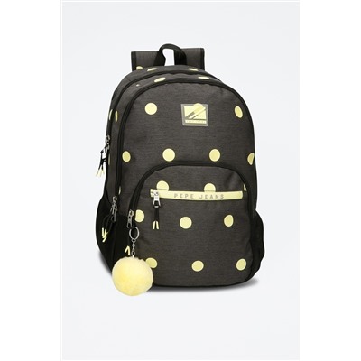 Mochila Leire Gris y amarillo