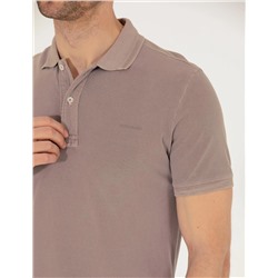 Vizon Slim Fit Dokulu Polo Yaka Tişört