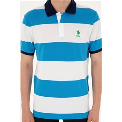 Erkek Regular Fit Polo Yaka Saks Tişört