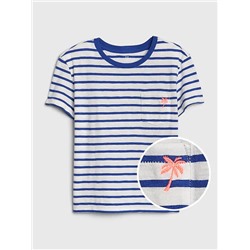 Kids Print Pocket T-Shirt