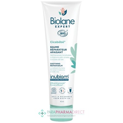 Biolane Expert - Cicabébé - Baume Réparateur Apaisant - BIO 40 ml