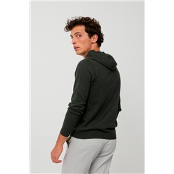 Sudadera de lana y cachemir Caqui