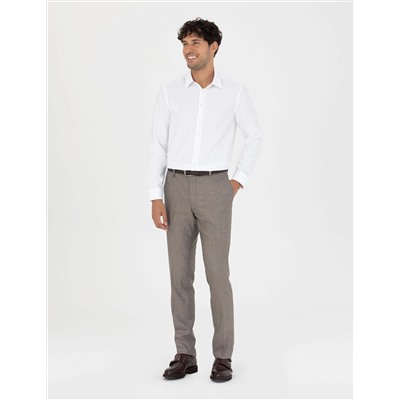 Beyaz Slim Fit Uzun Kollu Gömlek