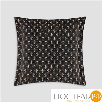 Togas ЛАДНЕР черно-серый к-т наволочек 70x70, 2 пр, 100% хлопок, роял сатин