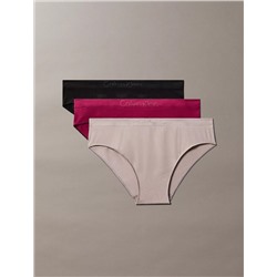Bonded Flex 3-Pack Mid Rise Bikini