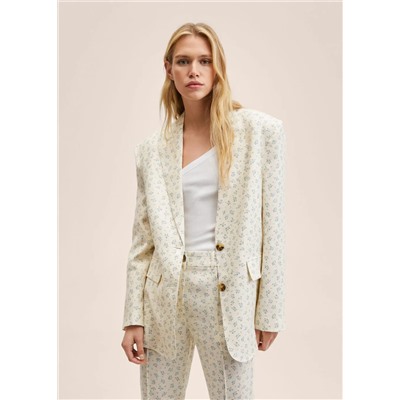 Americana lino oversize -  Mujer | MANGO OUTLET Melilla